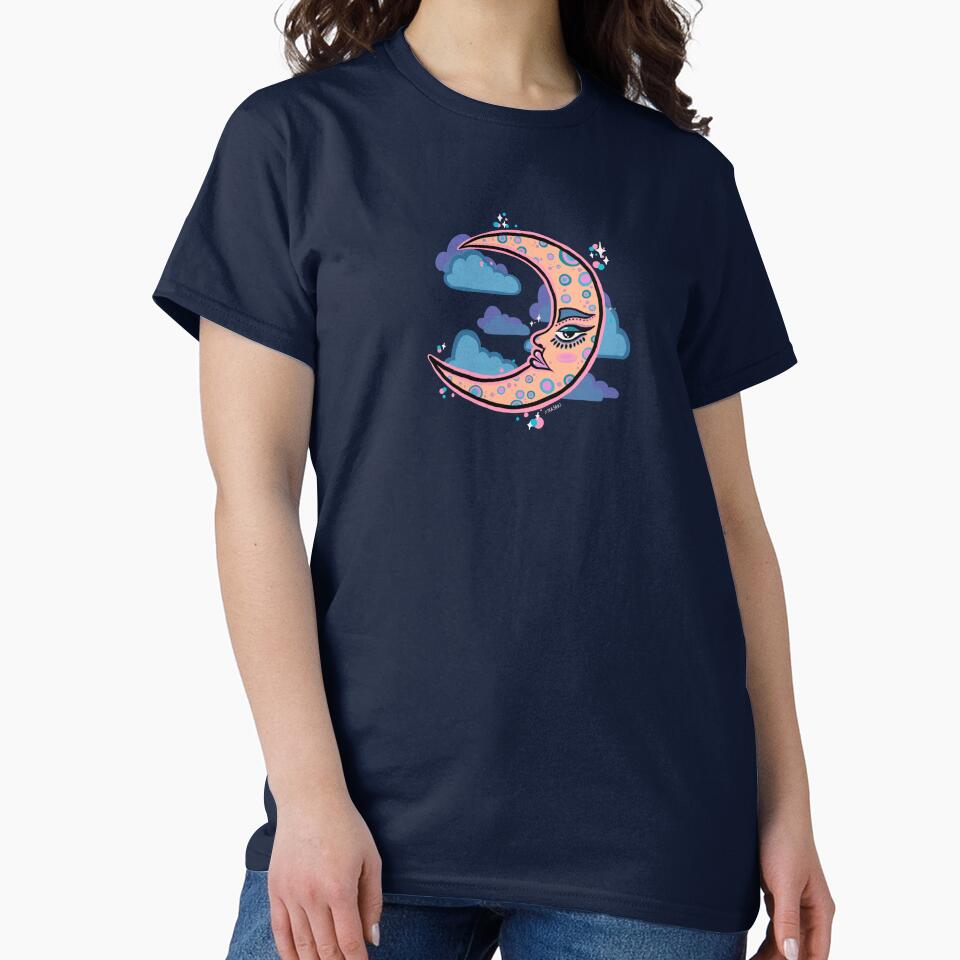 Lady Moon with Night Sky by xtrasaussy