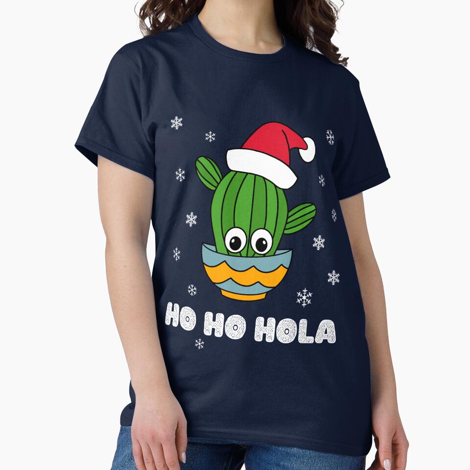 Ho Ho Hola - Cactus With A Santa Hat In A Bowl by DreamCactus