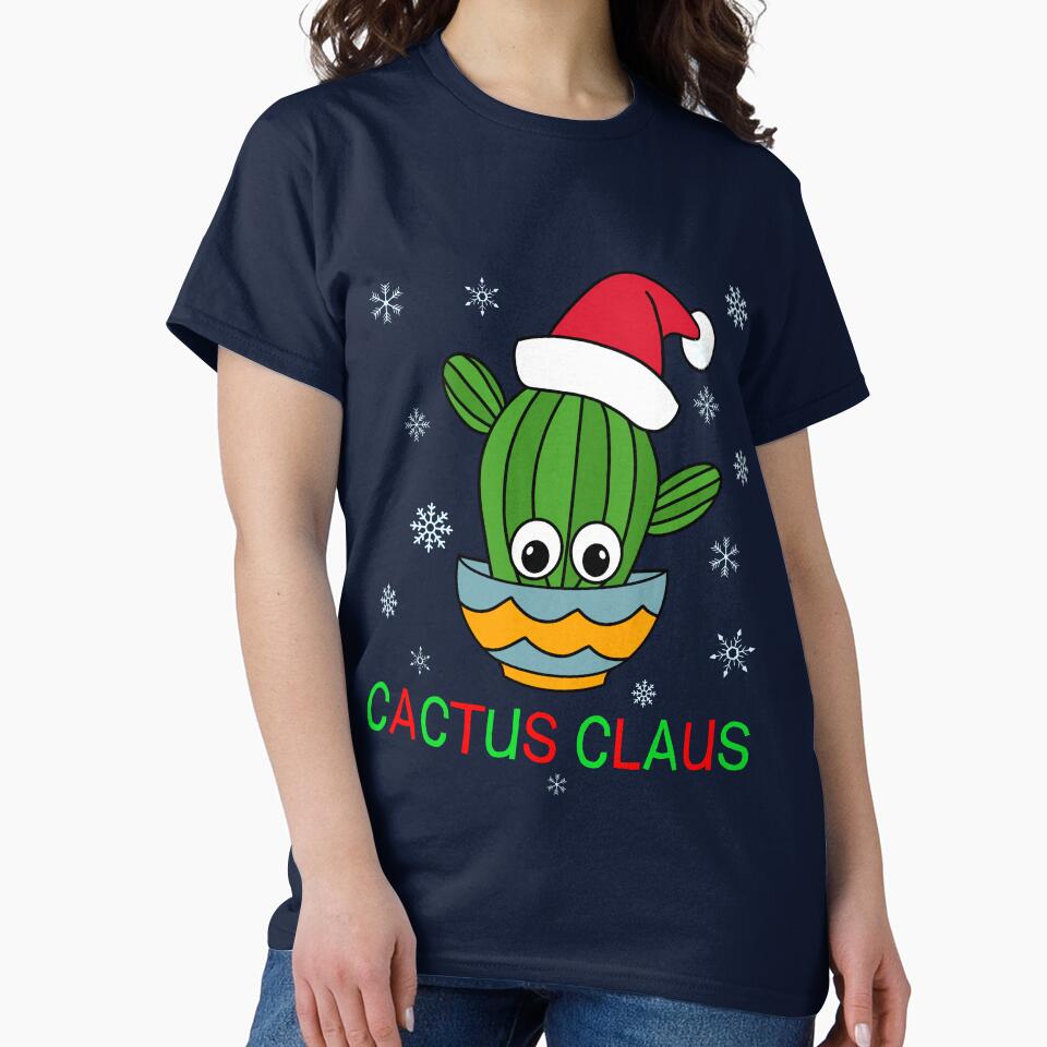 Cactus Claus - Cactus With A Santa Hat In A Bowl by DreamCactus