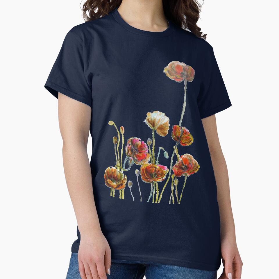 Poppy Flower illustration - 3 by FanitsaArt