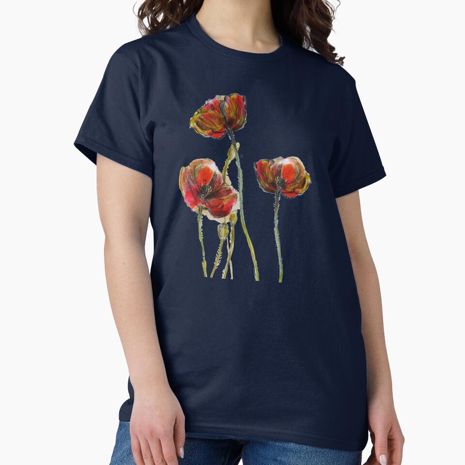 Poppy Flower illustration - 2 by FanitsaArt
