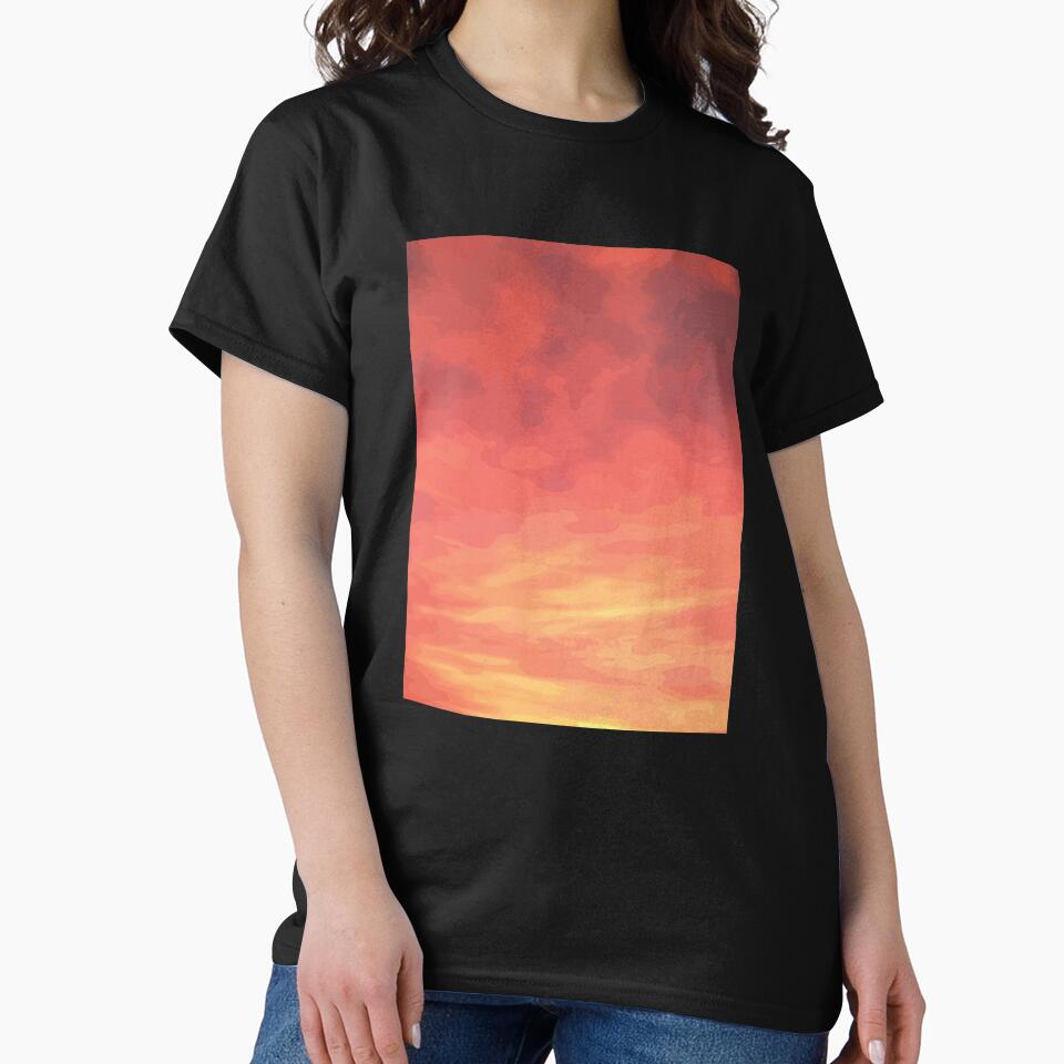 Orange Sky At Sunset Orange Sun Decor by foxleylane