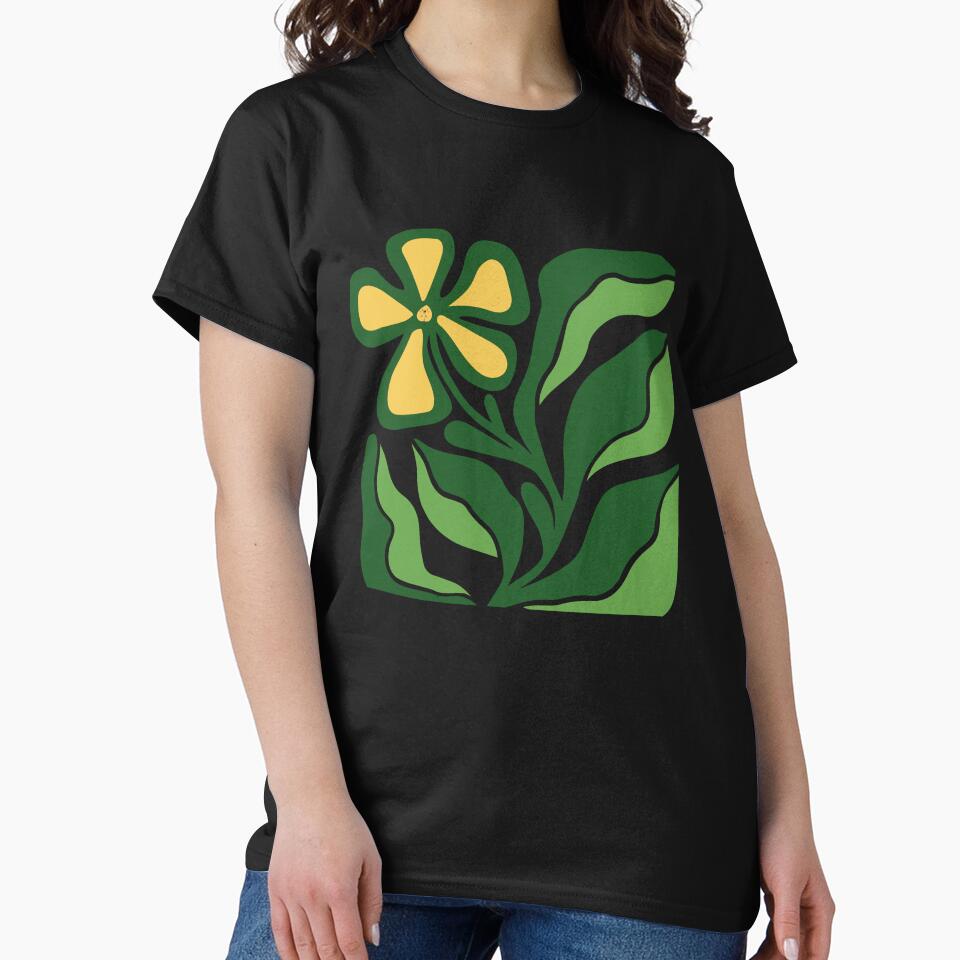 pattern green leaf with flowers skirts by anandsiva2703