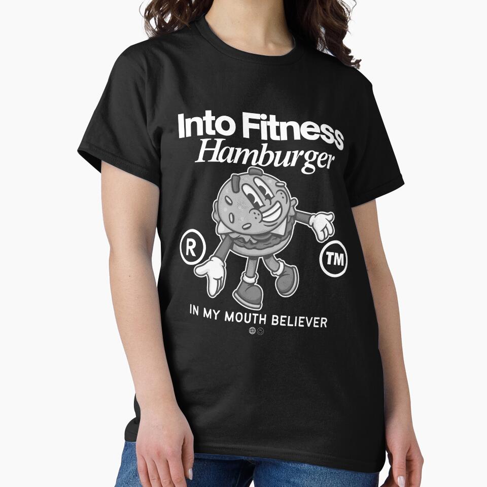 Into fitness hamburger in my mouth by Peerless-Prime