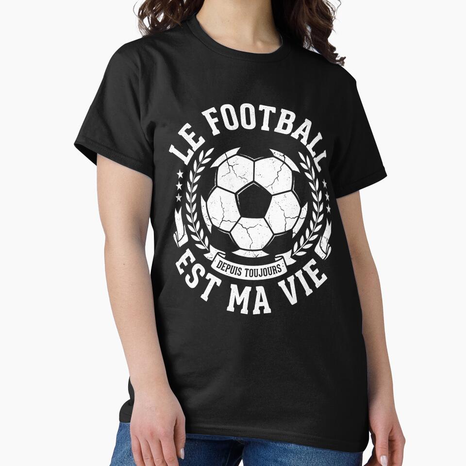 Vintage Emblem Football Is My Life by Redfield Universe