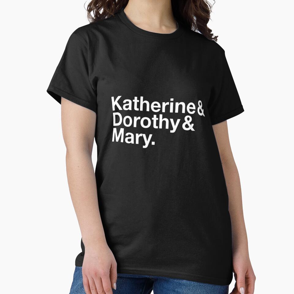 NASA Hidden Figures Squad Goals - White Letters T-Shirt_2069137 by ZiraBooth