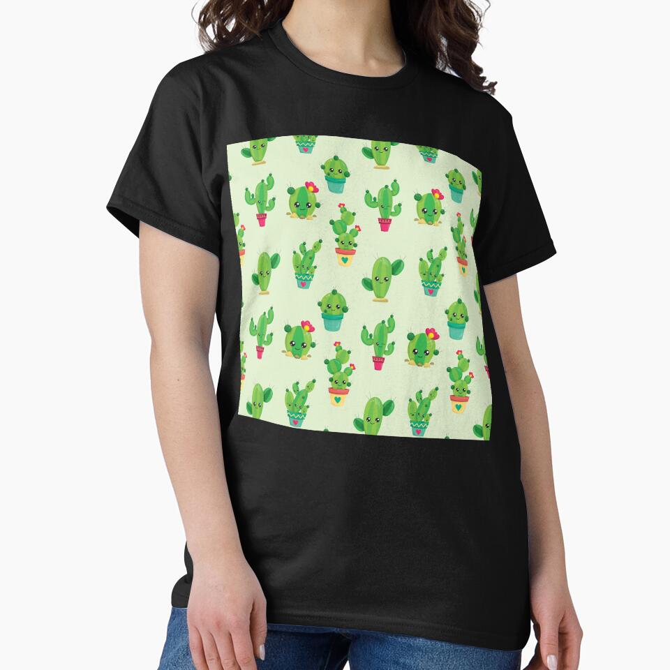 Cute Potted Cactus Seamless Pattern Phone Case by FestivityFinds