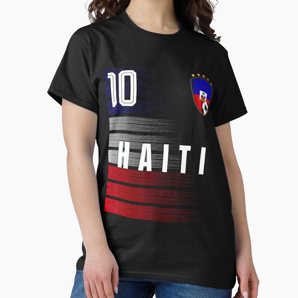 Football Soccer Haiti Flag Haitian Pride Lovers Retro by Mdcazeem