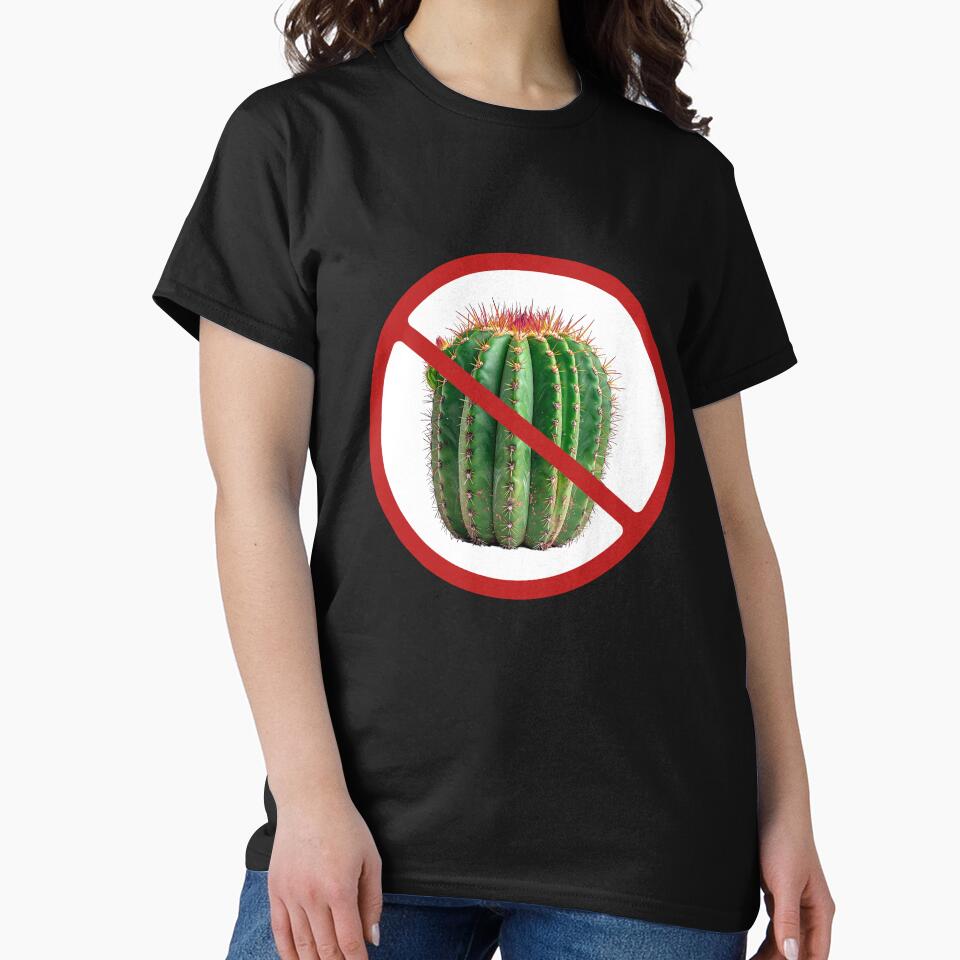 Prohibited Sign Cactus, Novelty Signage, Cacti by AASparksDesigns