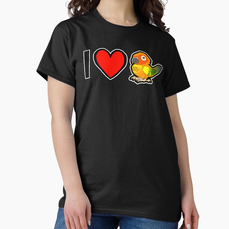 I love Cute and Chubby Sun Conure by DynieKid