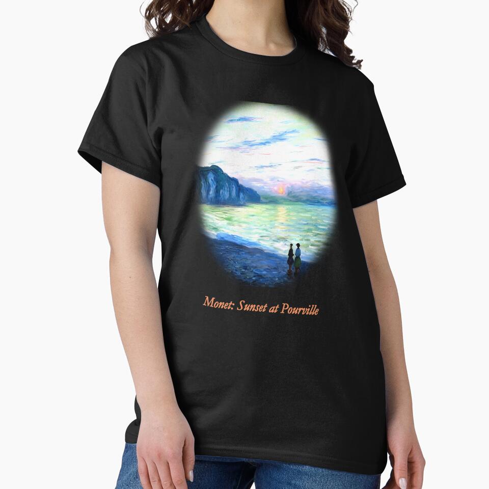 Sunset at Pourville - A Coastal Evening by artdesignsnow