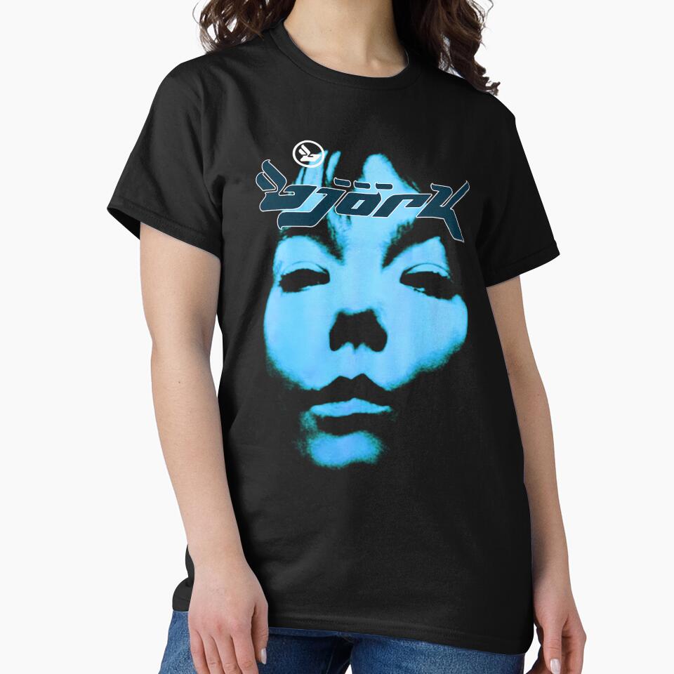 Bjork Homogenic Face Logo (Blue) by Vishwanath