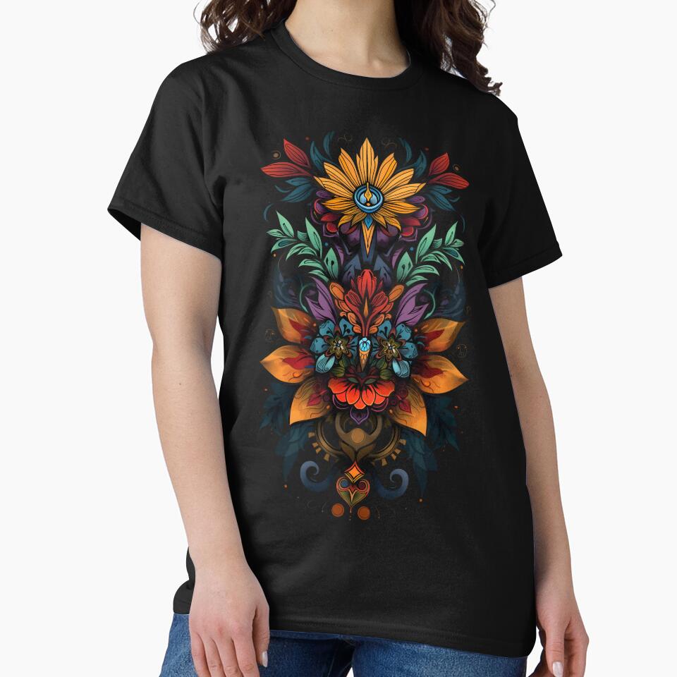Stylized Floral Pattern by HarmonyTheKoala