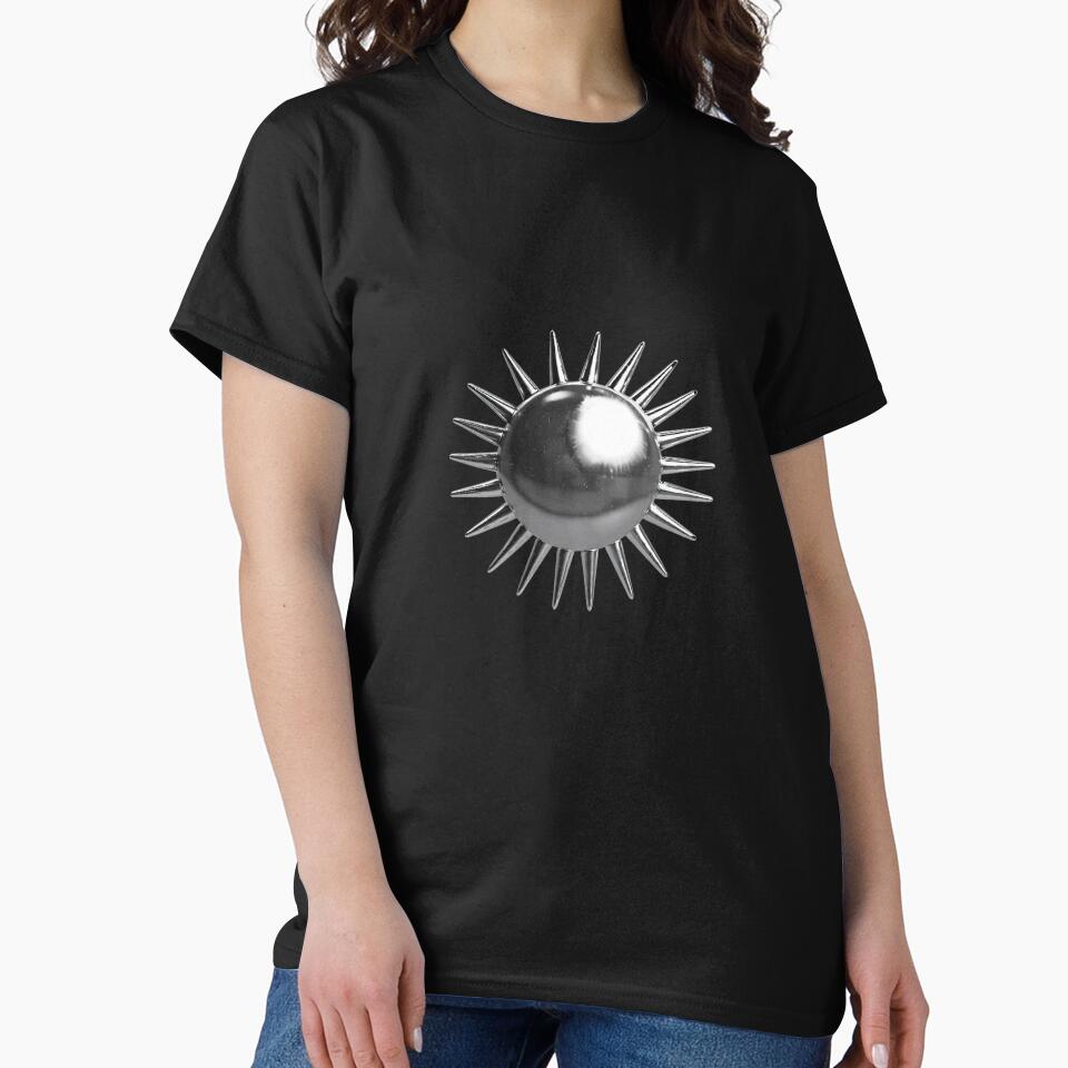 Chromed Big Sun Icon Logo 3D by Uzi-Design