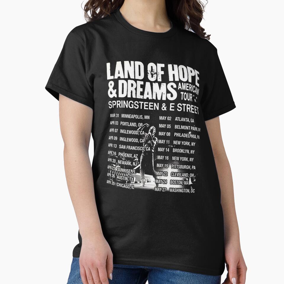 Bruce Springsteen Tour 2026, Bruce Springsteen Land Of Hope & Dreams Tour, Bruce Springsteen Fan Gift, Bruce Springsteen by jimfarrepo
