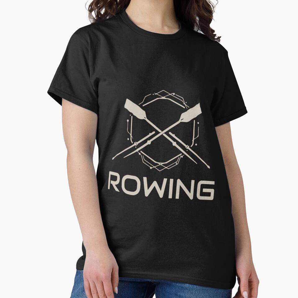 Modern Rowing Oars Geometric Logo by Melkys Concepts