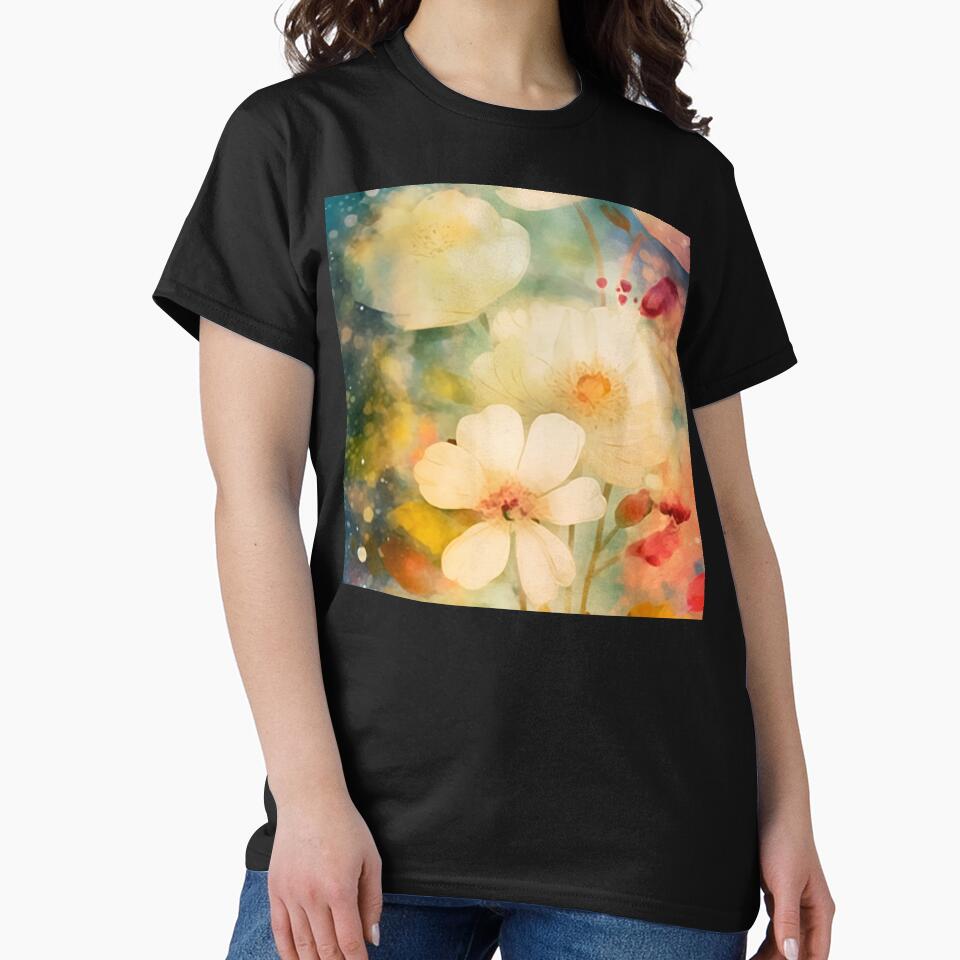 Floral Pastel Abstract Art With A Blurred Aesthetic by DEC02