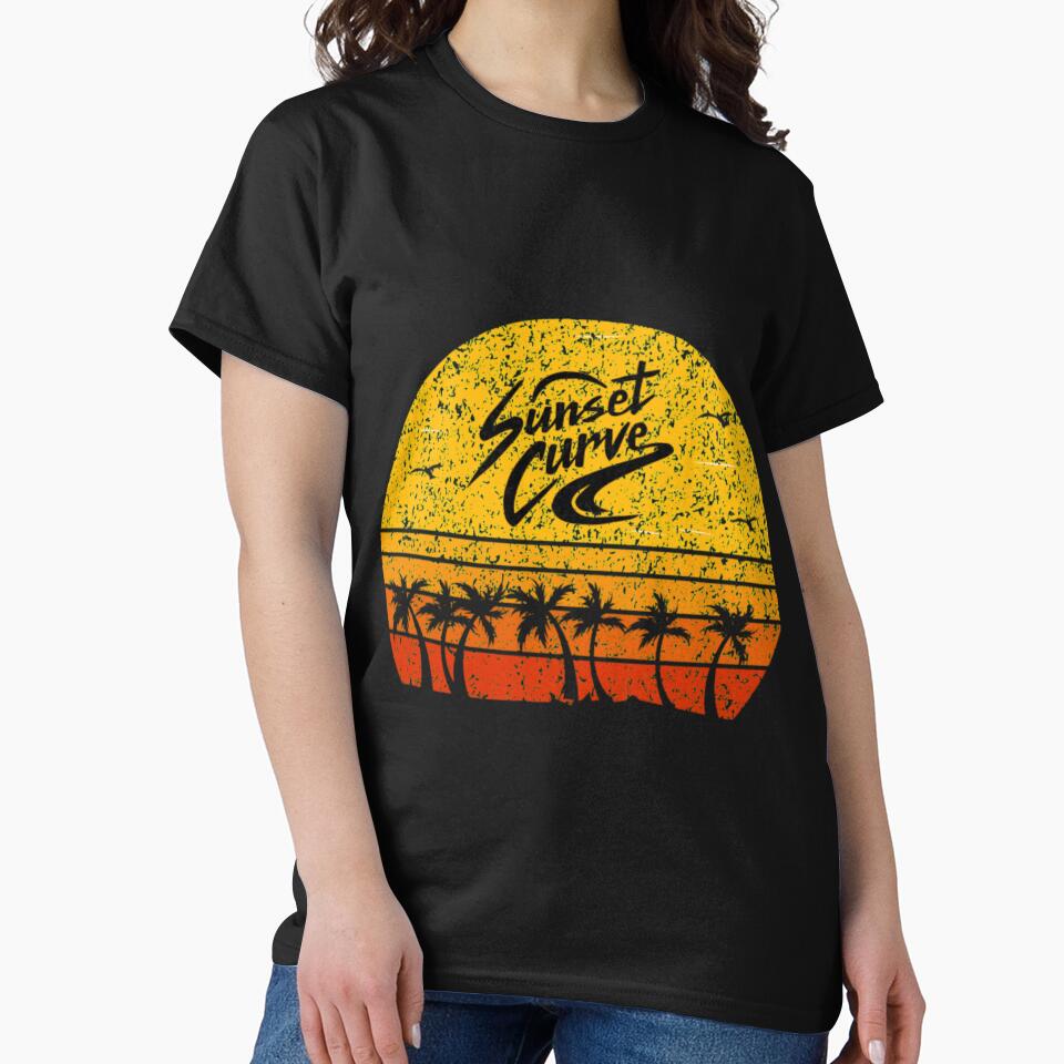 vintage retro sunset curve by HolmesMillie1
