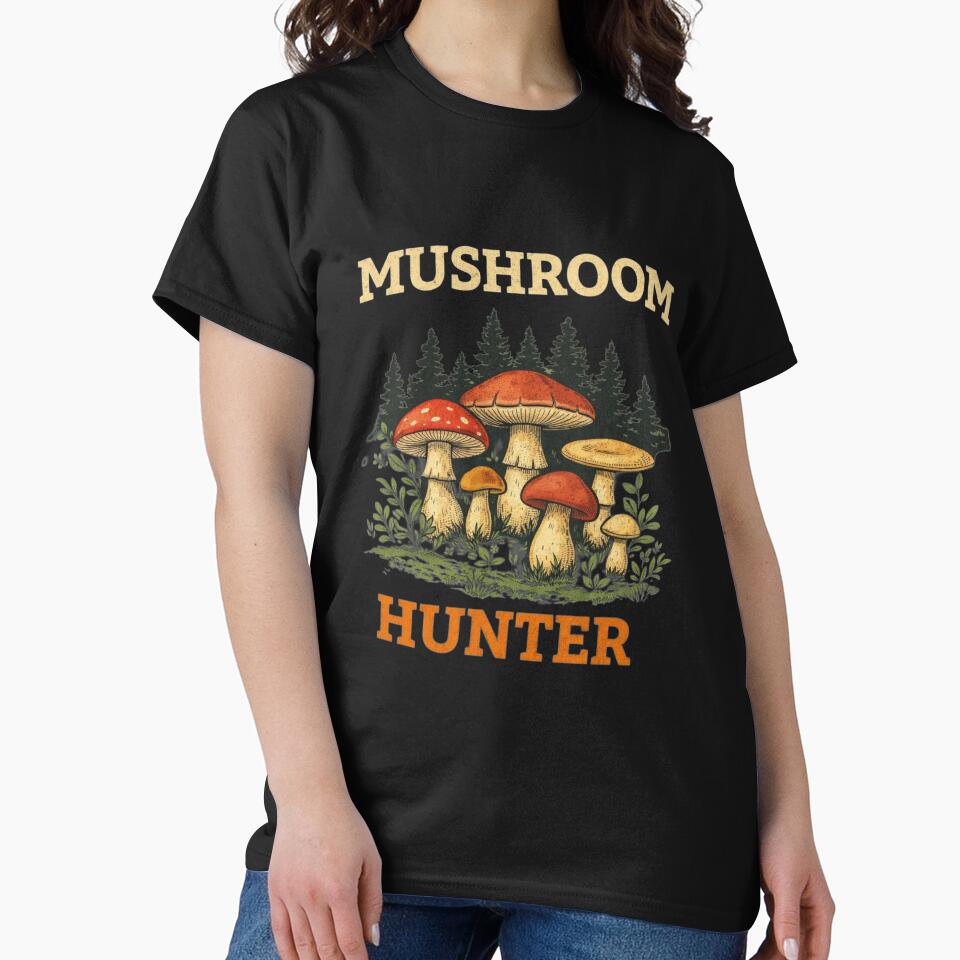 Mushroom Hunter Funny Foraging Nature Lover Design by Tropivaro