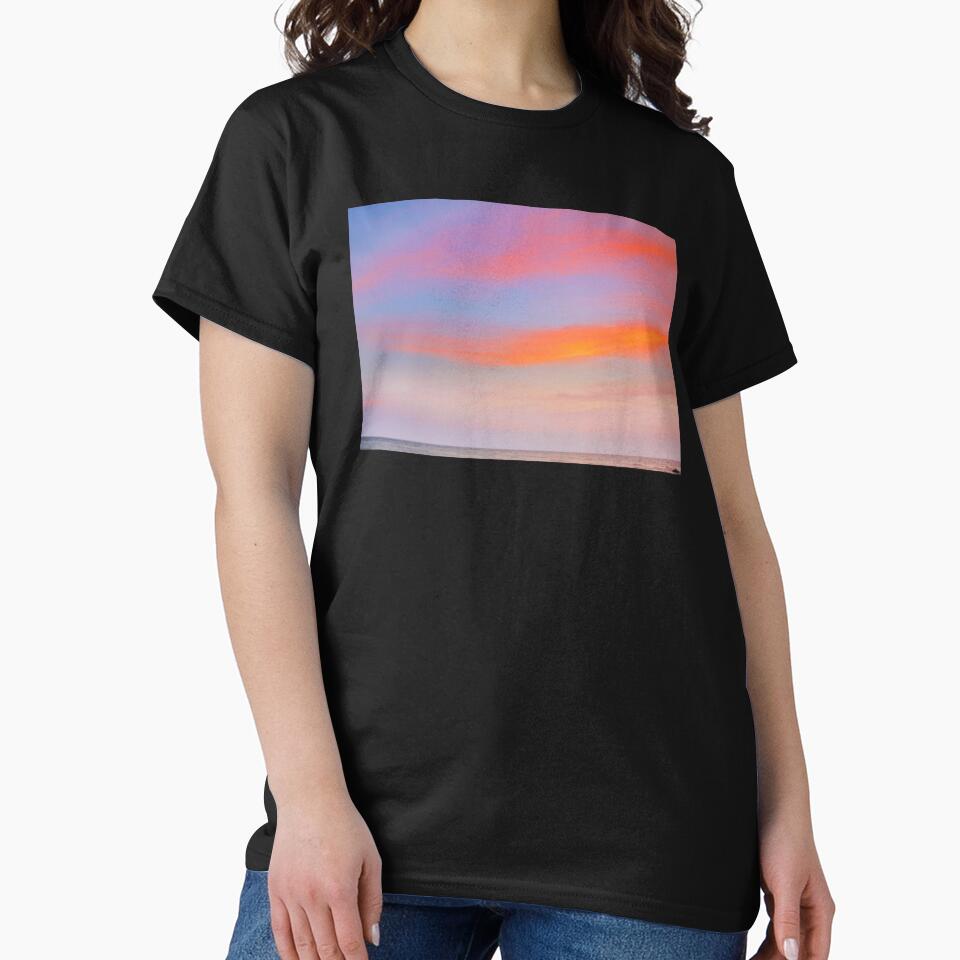 Pink Purple and Blue Summer Sunset Ocean View by CheraeLynn