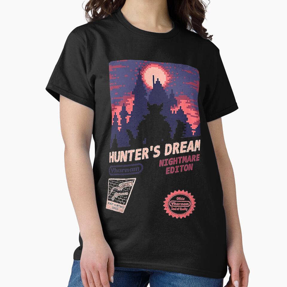 Retro Bloodborne Hunter's Dream Nightmare Edition by GildaSekiroTees