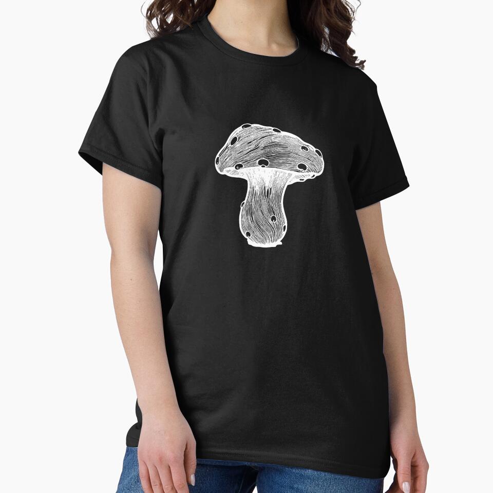 mushroom cool, mushroom minimal, mushroom design, mushroom black white by badbug