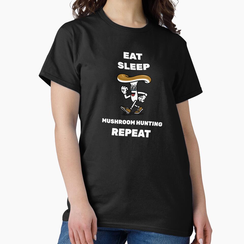 Eat Sleep Mushroom Hunting Repeat by joabaj