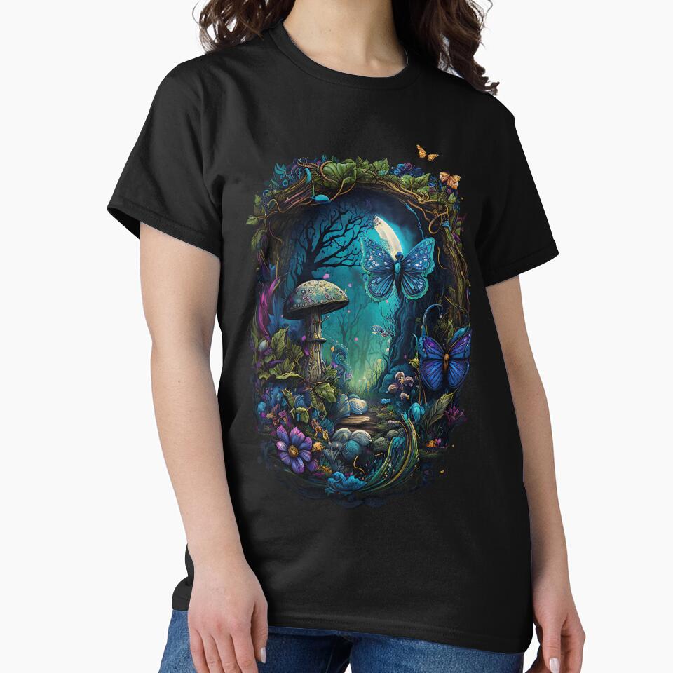 Fantasy Mushroom - Enchanted Forest - Detailed Illustration by verzith