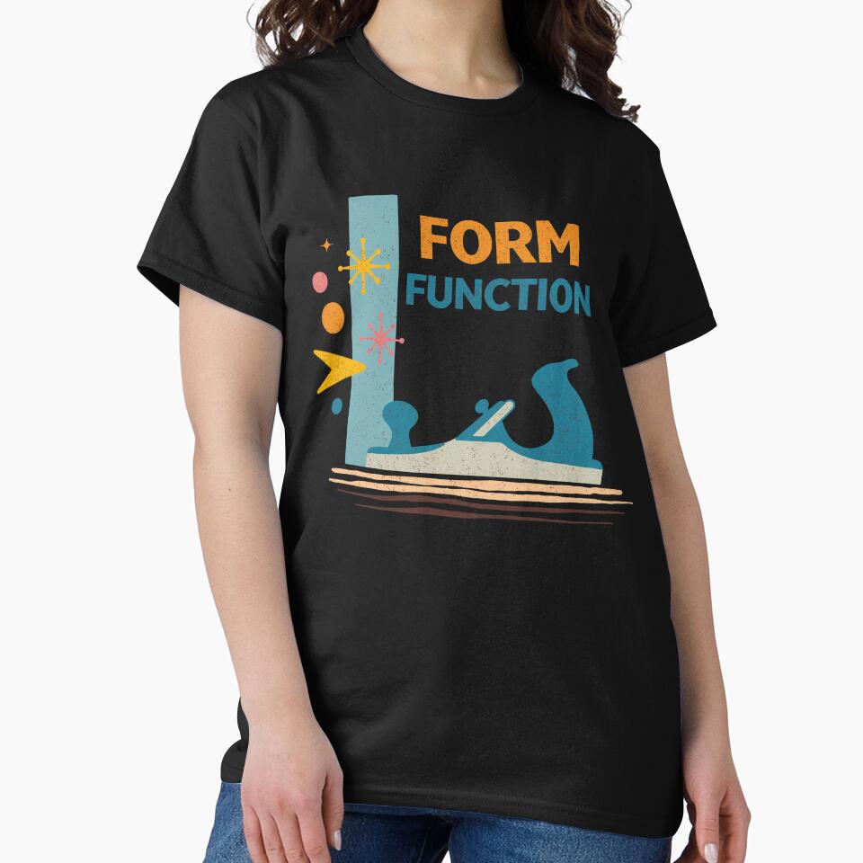 Form & Function Retro Woodworking Maker Design by ksrogersdesigns