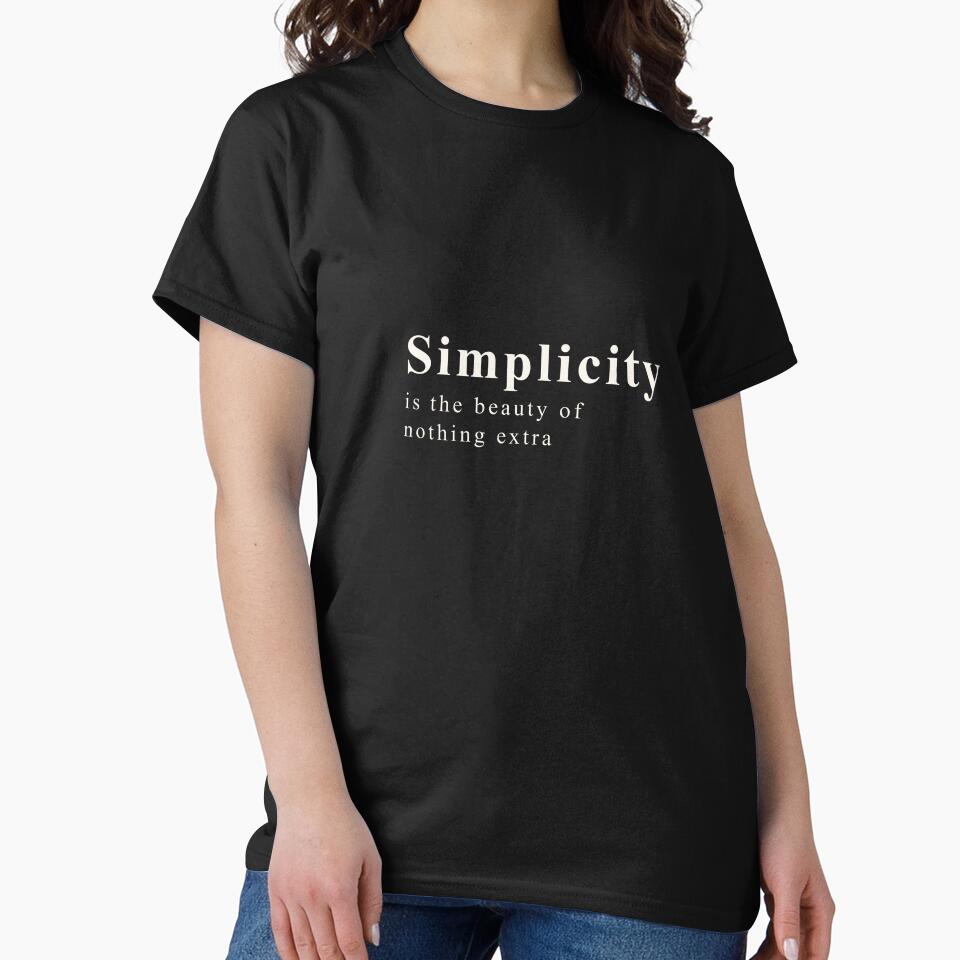 Cool design for Simplicity definition white by YOSPACE