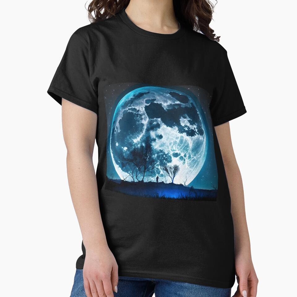 blue moon in sky by novmasao