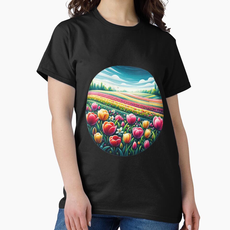 Tulip Field Botanical Beauty Floral Arrangements by Expressions-Sel