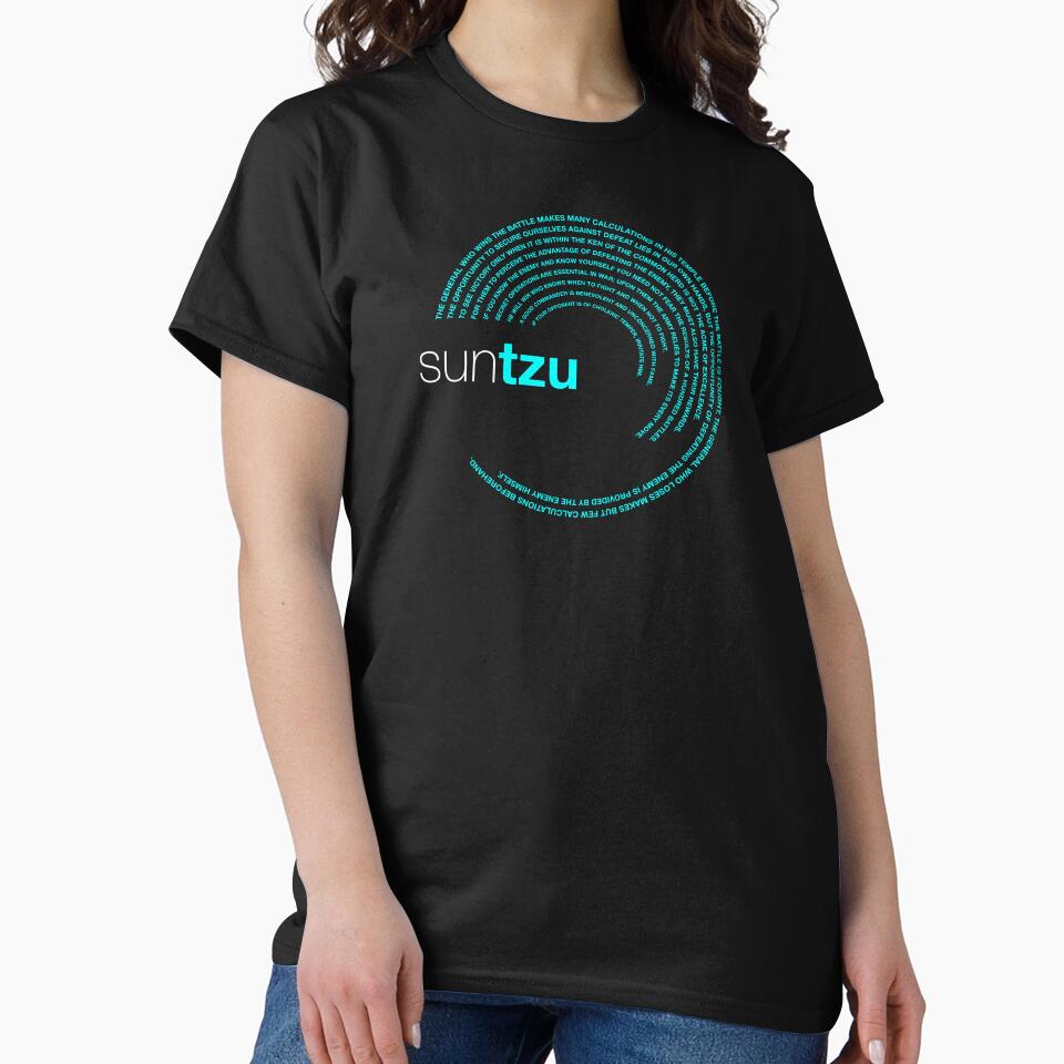 Sun Tzu famous quotes poster [aqua] by CMYKStudio