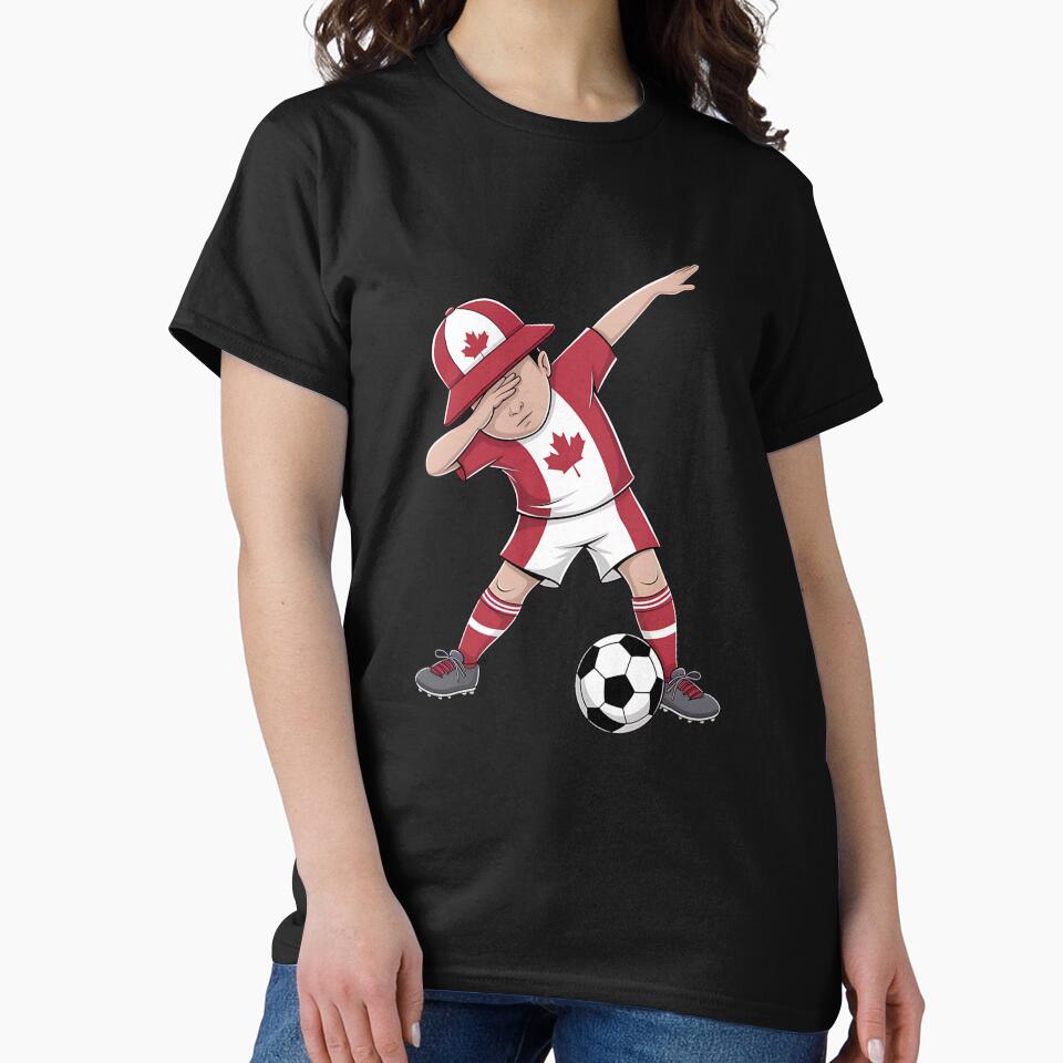 Canada Soccer Team Boy Dabbing Canadian Pride Canada Flag by milanforbes