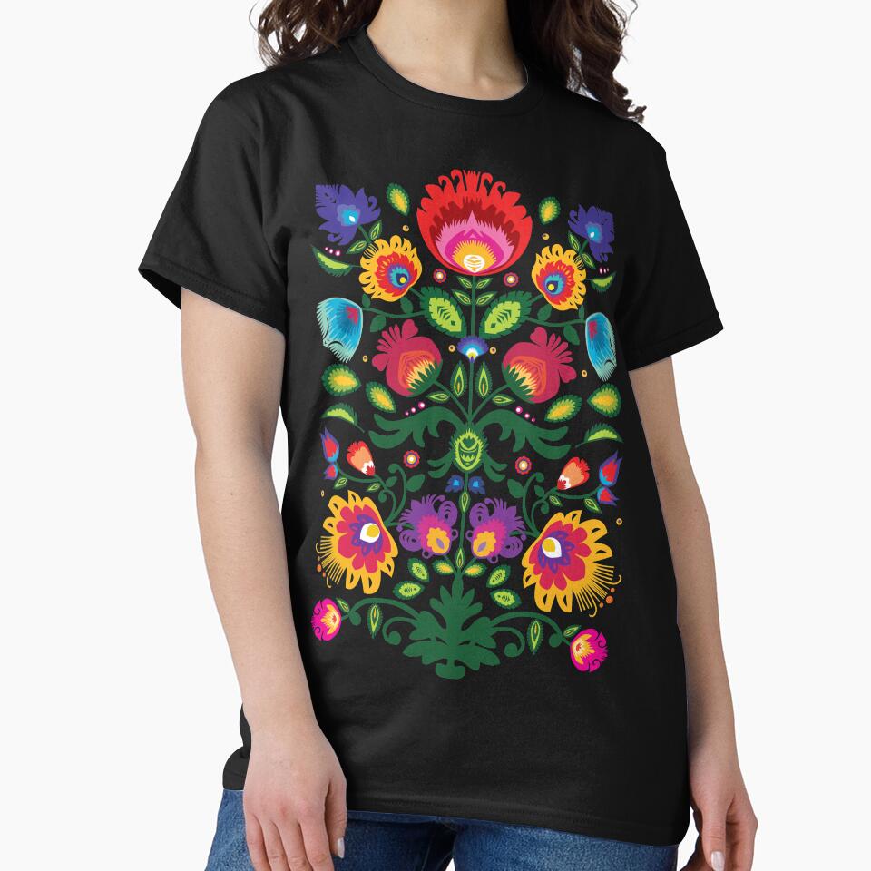 Folk composition with flowers by FK-UK