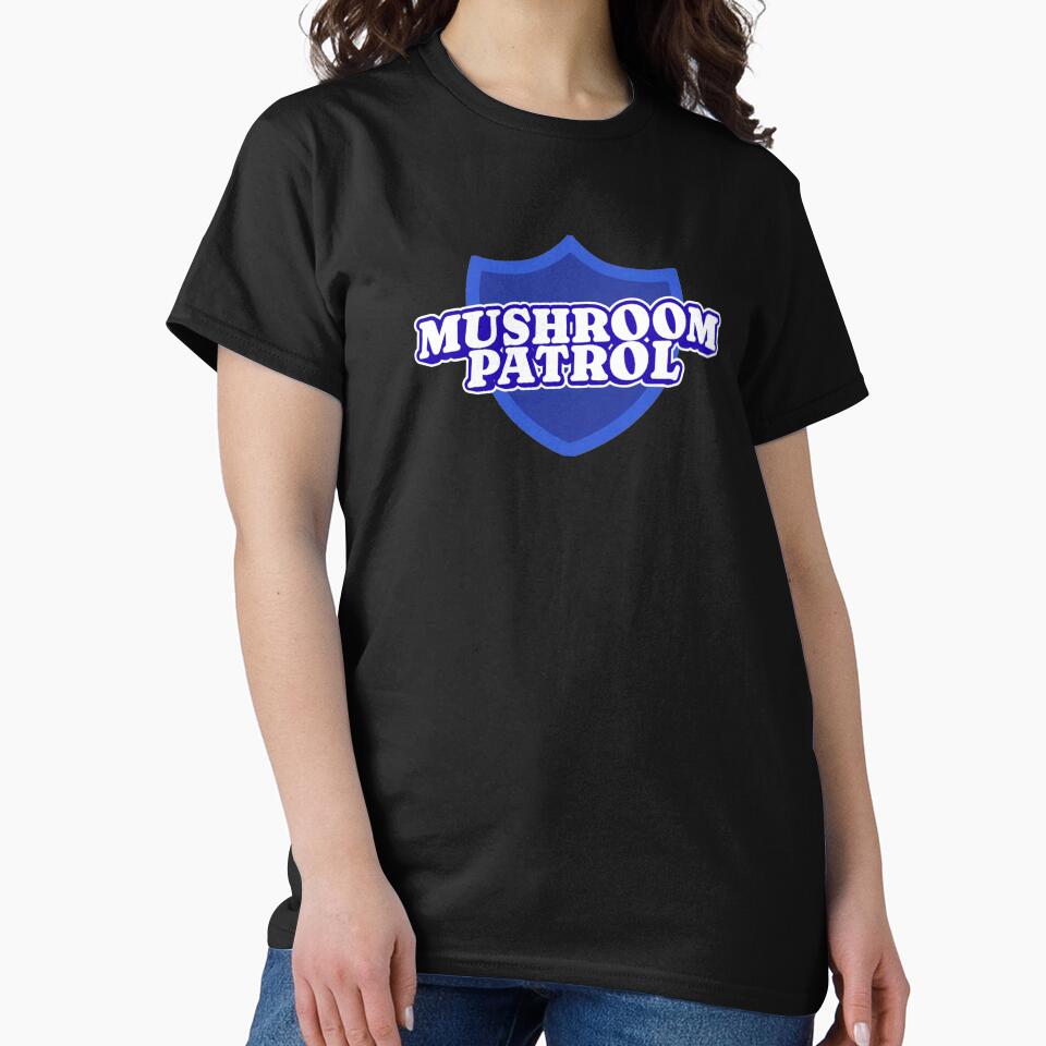 "Mushroom Patrol" Funny Forager T-Shirt – Mushroom Hunting Humor by PatternStar