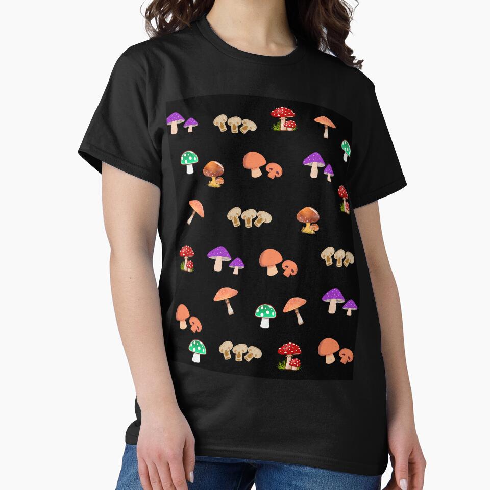 Mushroom seamless Pattern - funny Quotes Backpack by Designspot2020