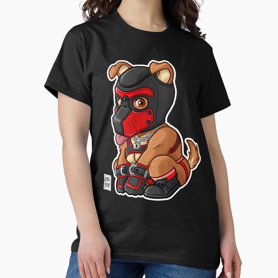 PLAYFUL PUPPY - RED MASK - BEARZOO SERIES by bobobear