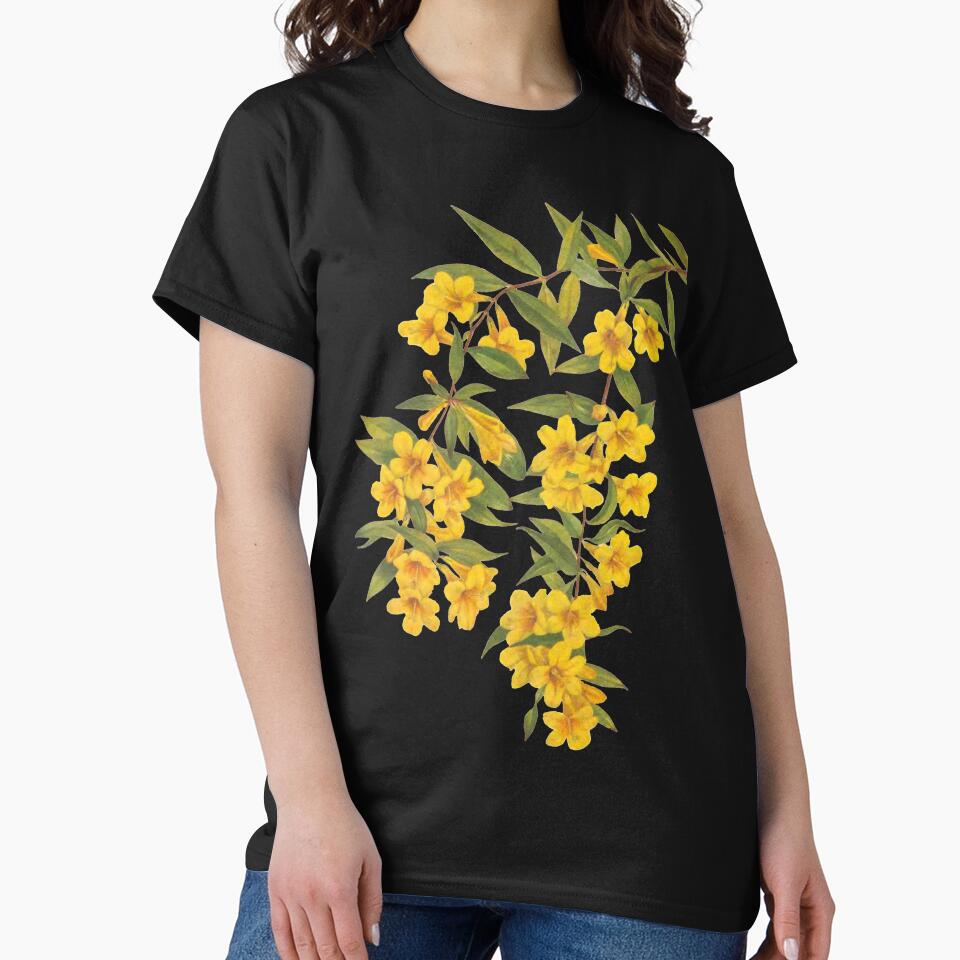 Yellow Wildflowers Botanical Print by Veriepear