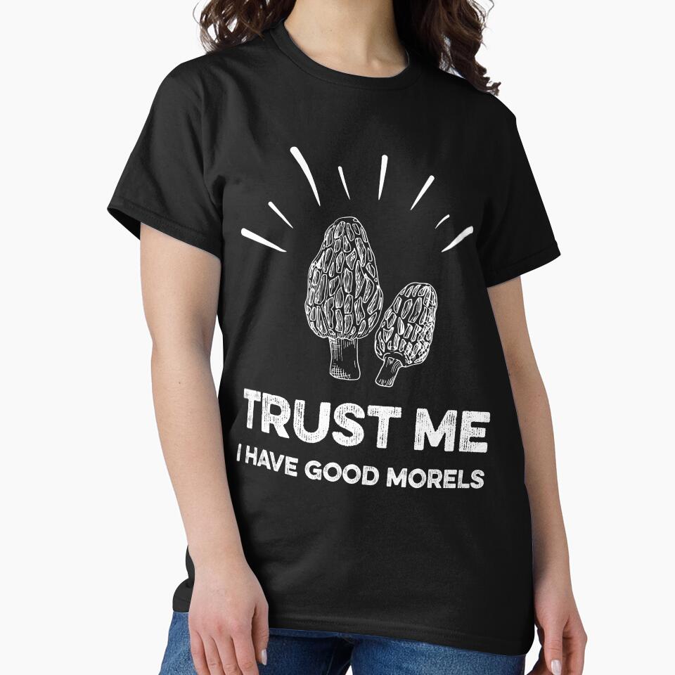 Mushroom Hunting shirt Morel Mushroom Foraging shirt design by BeeClassyDesign