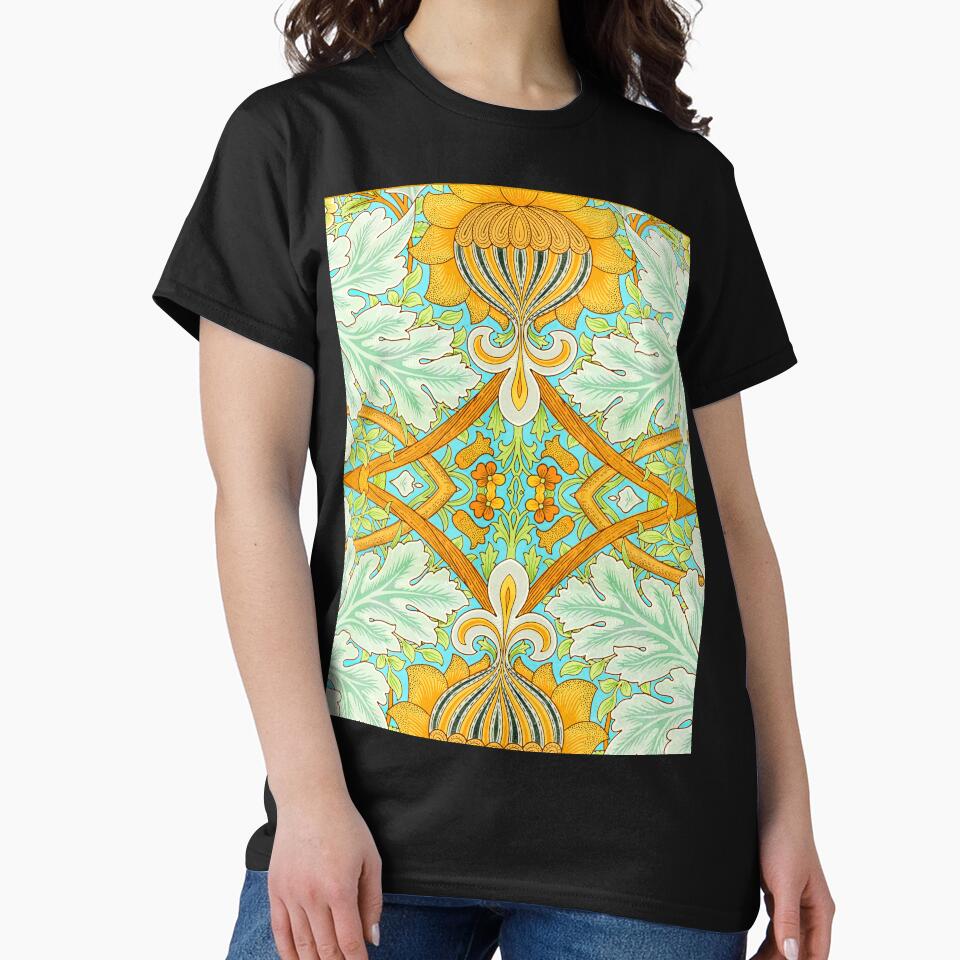 Botanical Yellow Floral Pattern by artistoutfitter