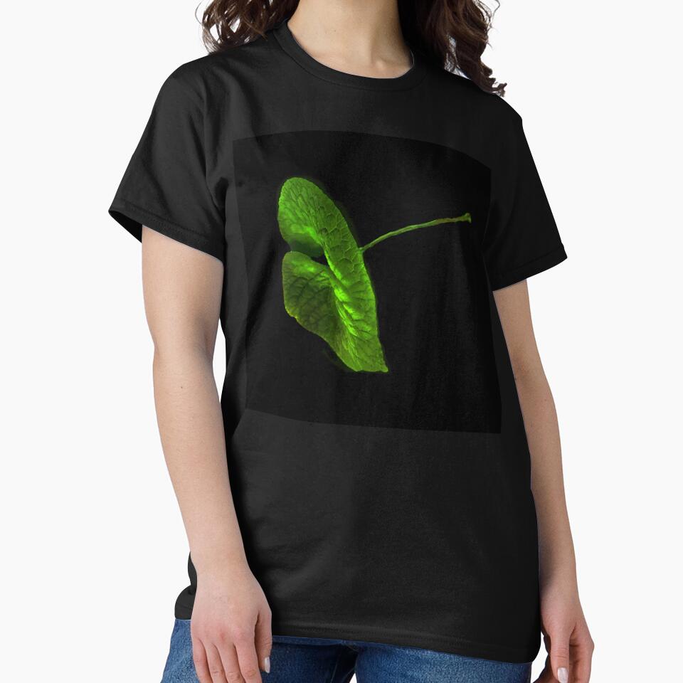 Large Green Leaf of Black by AMGImpressions