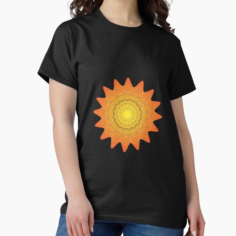 sun with decorative pattern by J-Brezy