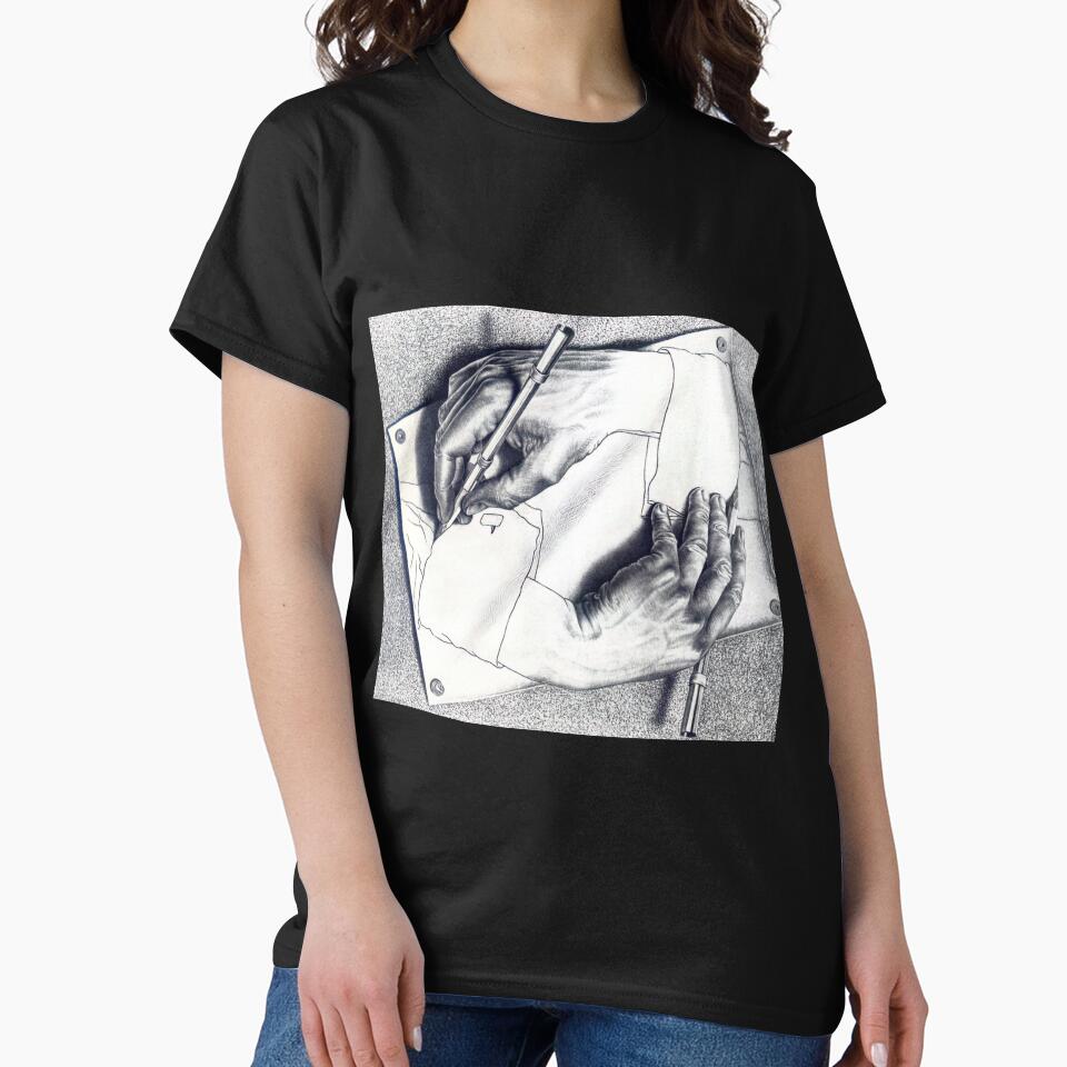 Drawing Hands by M.C. Escher by AestheticsXarts