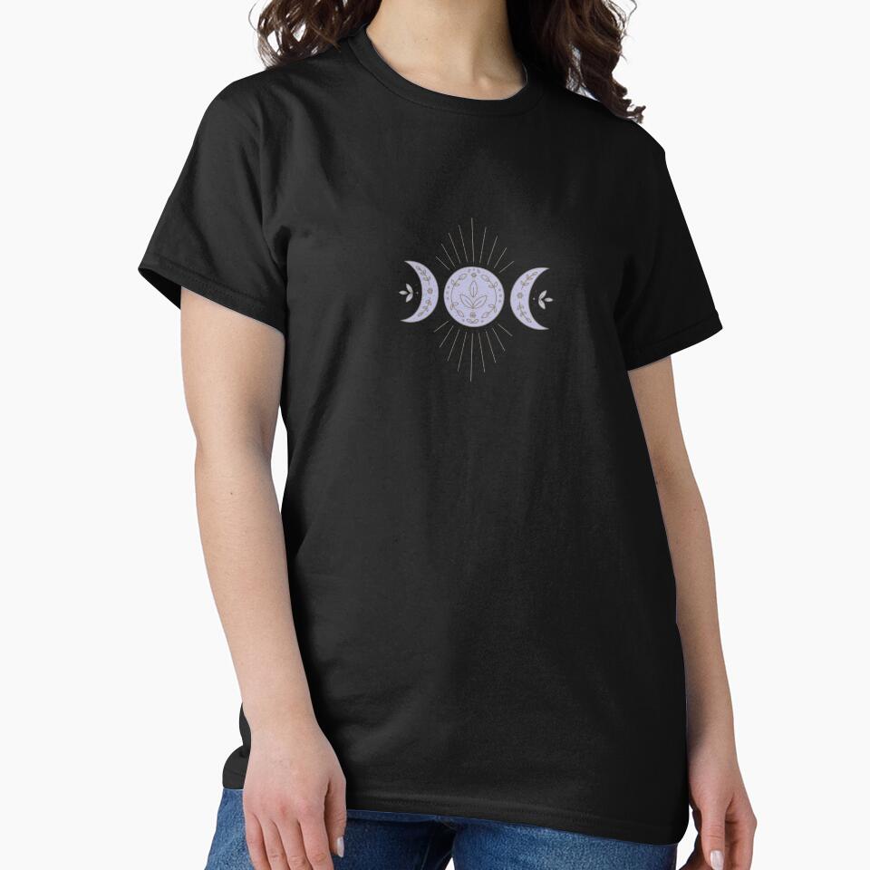 Triple moon goddess illustration by hanameda