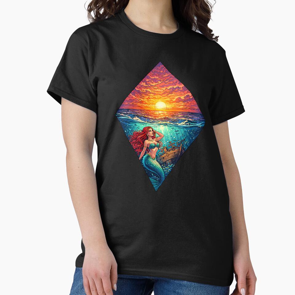 Beautiful Mermaid Sunset by Planetporridge