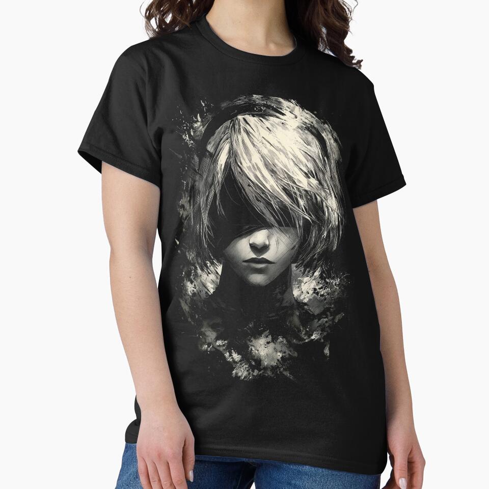 2B YoRHa No.2 Nier Automata Print design by Senpaiwaves