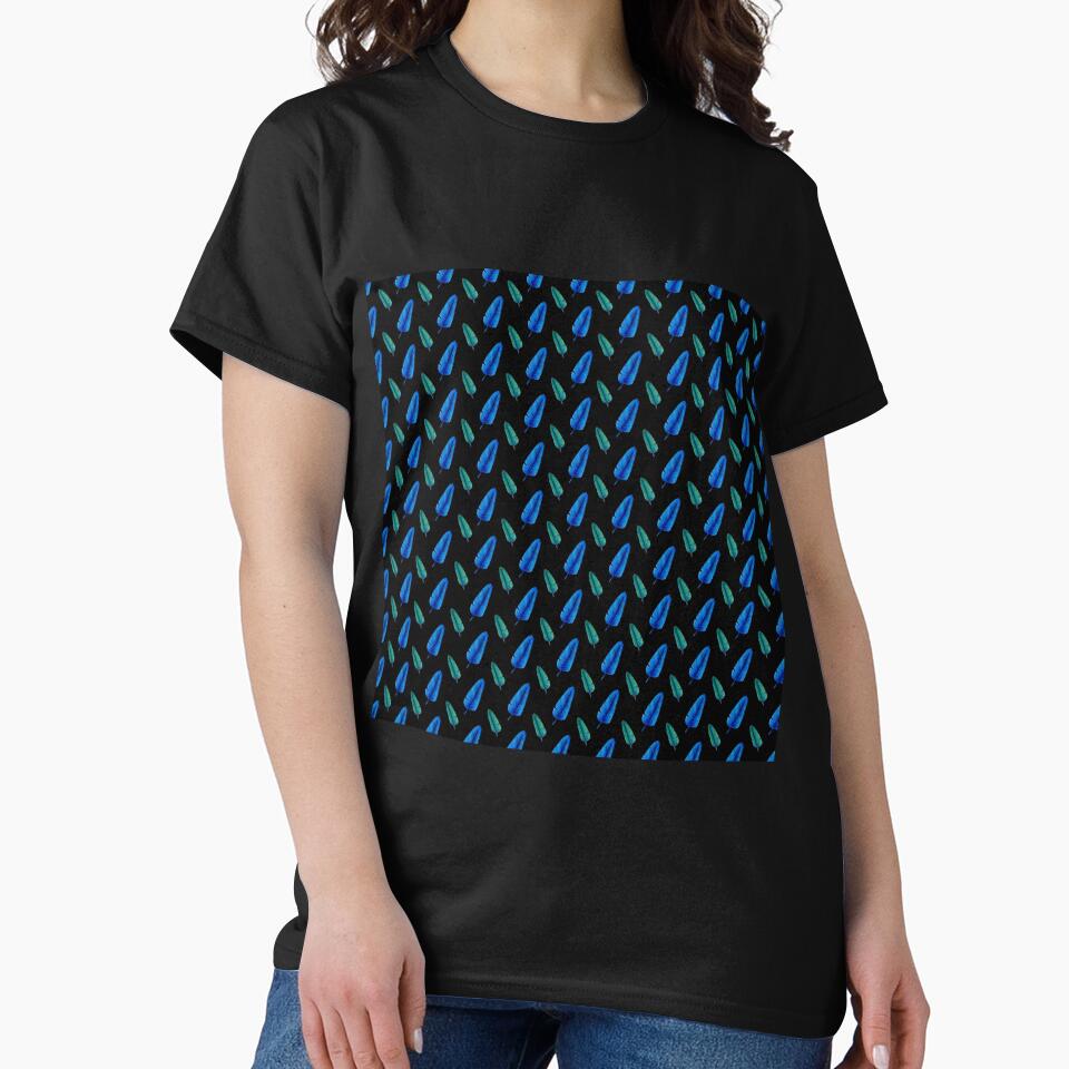 banana leaves pattern black by AnnaBaldon