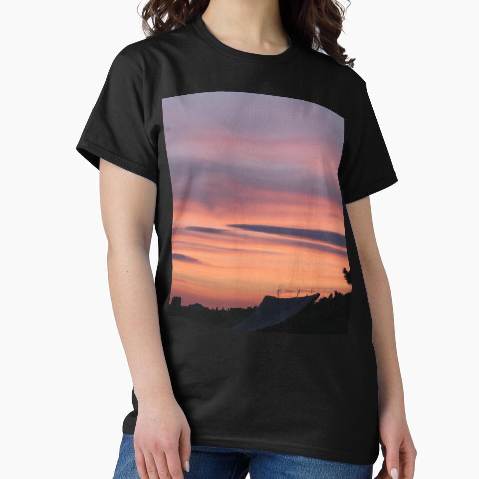 Blue Clouds Sunset by Burnout (⌣_⌣)