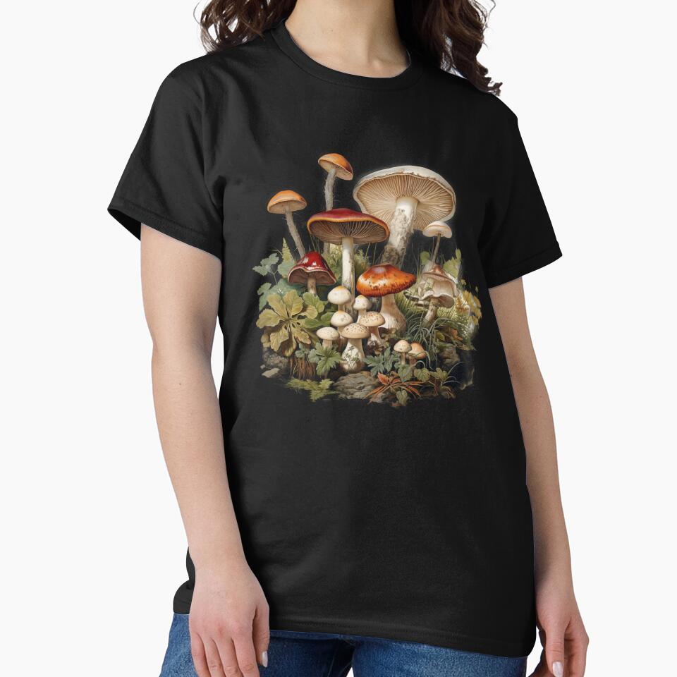 Red Mushroom forest by OliveAndSnow